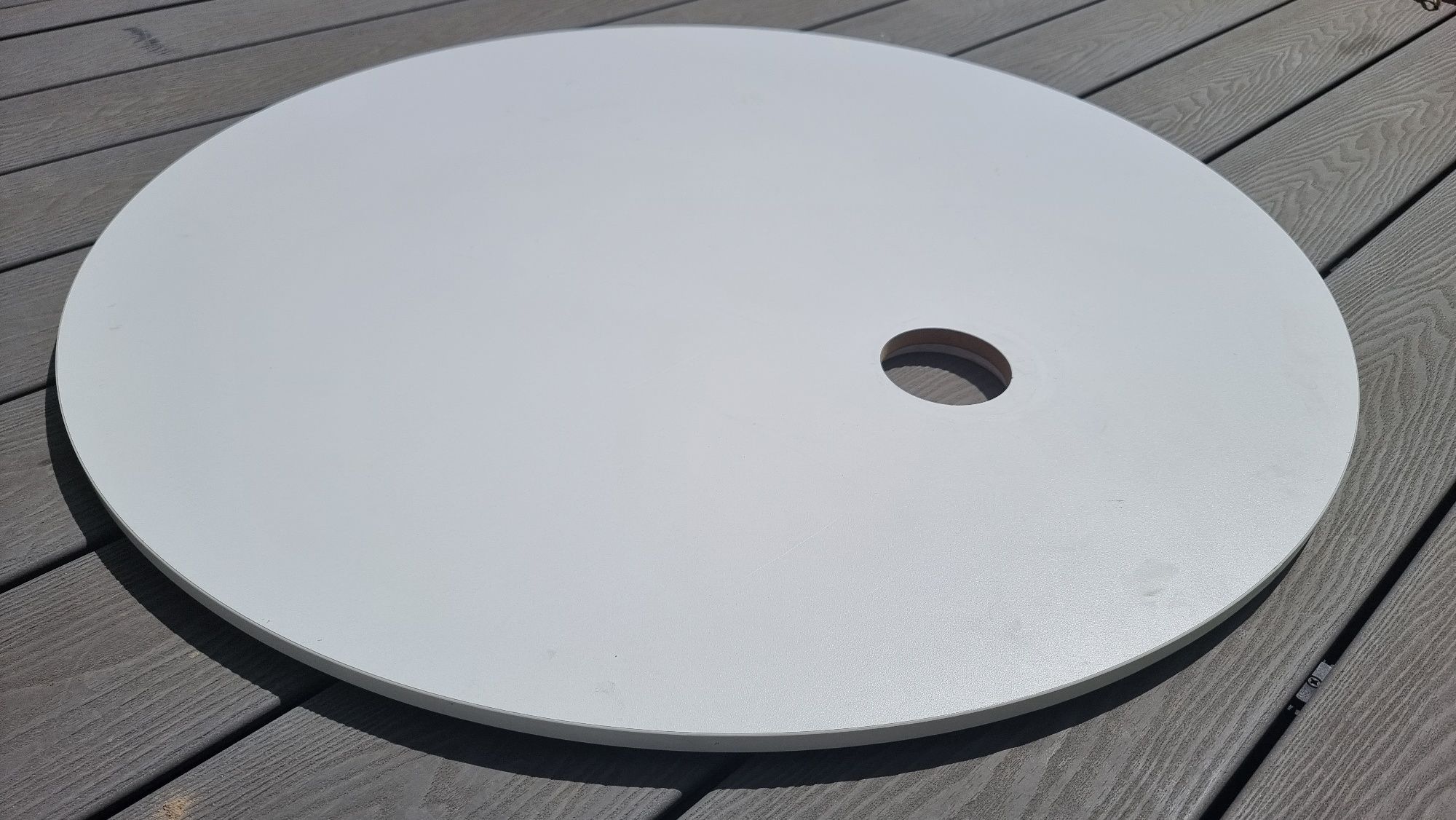 Laminowany blat do stołu, stolika z otworem o średnicy 85 cm