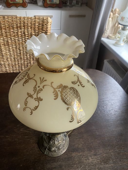 Stara Lampa / Stary Klosz /Recznie Wytrawiany/