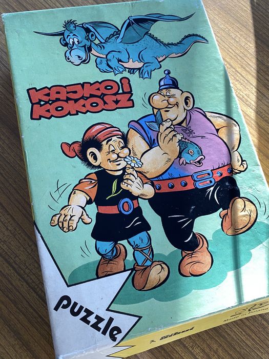 Kajko i Kokosz, christa, trefl, puzzle, stare