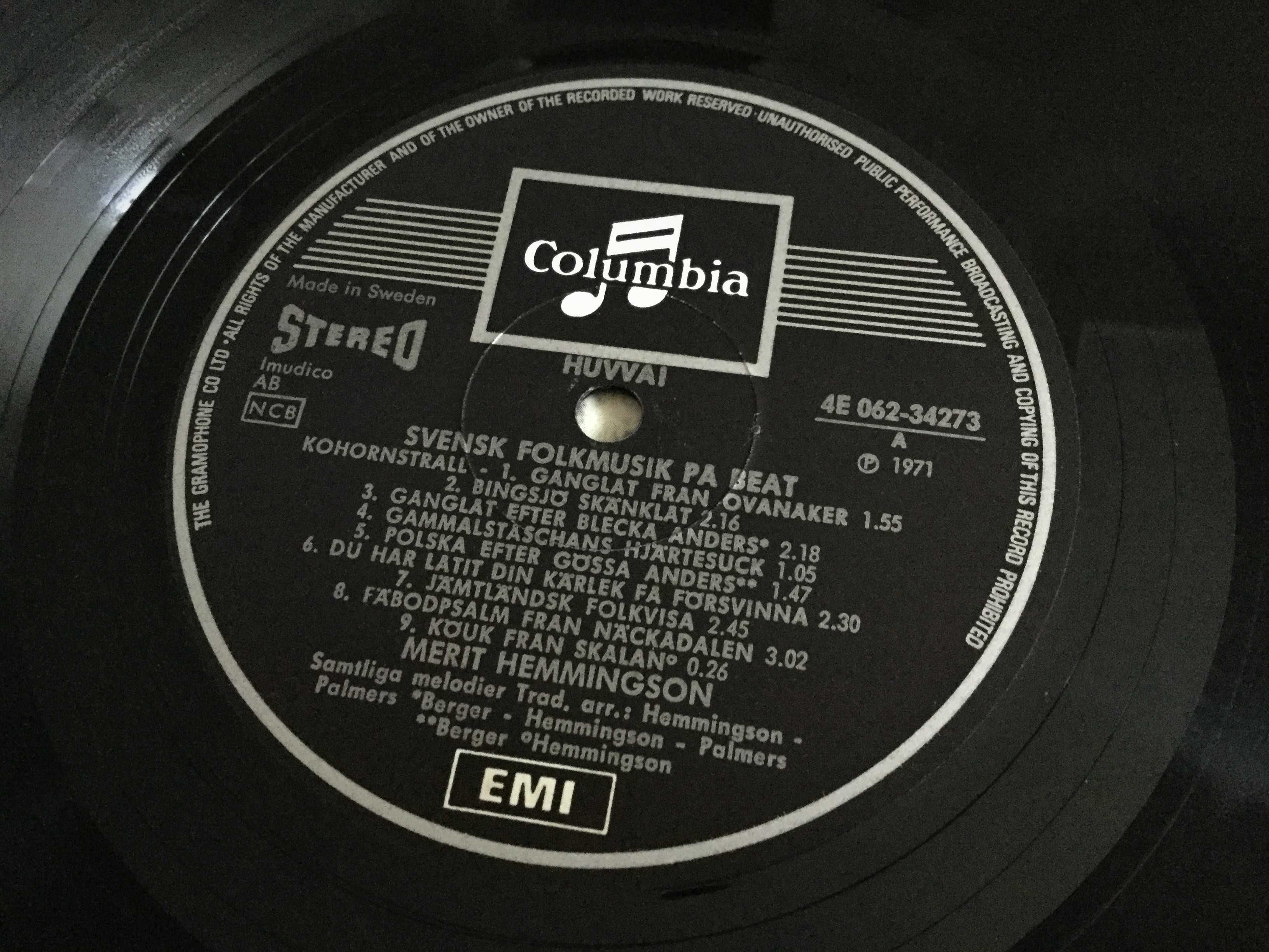 Merit Hemmingson – Huvva! LP 1971 Sweden (Jazz)