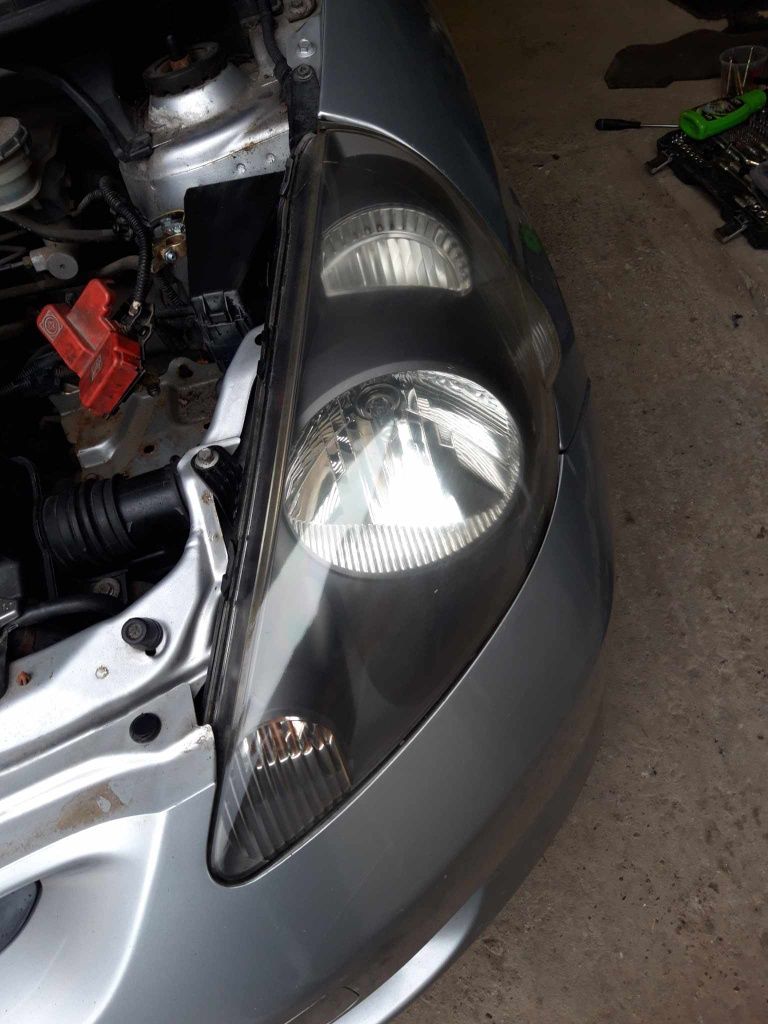 Honda Jazz maska zderzak błotniki silnik skrzynią lampa alternator