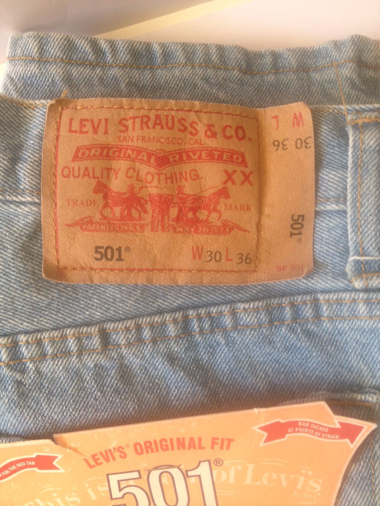 Icónicas 501 Levi's Original Jeans W30 L36