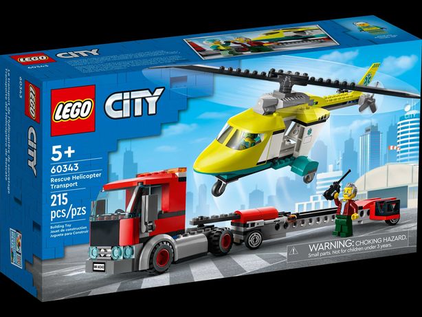 LEGO CITY Вантажівка для рятувального гелікоптера 60343