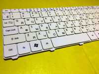Клавиатура нетбук Acer ZE6 белая матовая