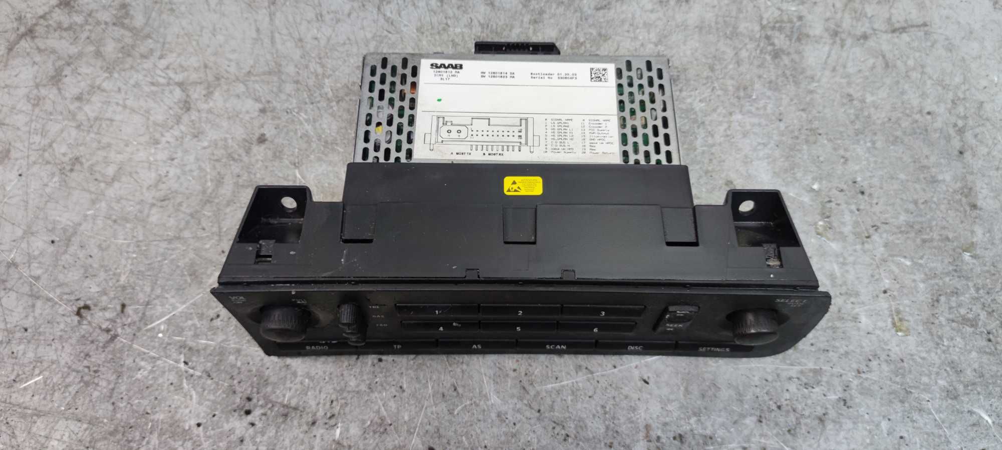 Saab 9-3 II Radio Odtwarzacz Radioodtwarzacz ICM1 EU