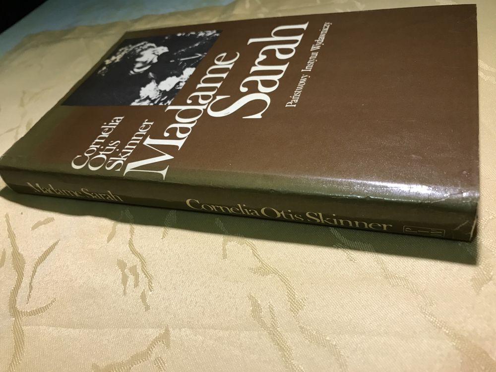 Książka biografia Madame Sarah Bernhardt Cornelia Otis Skiner