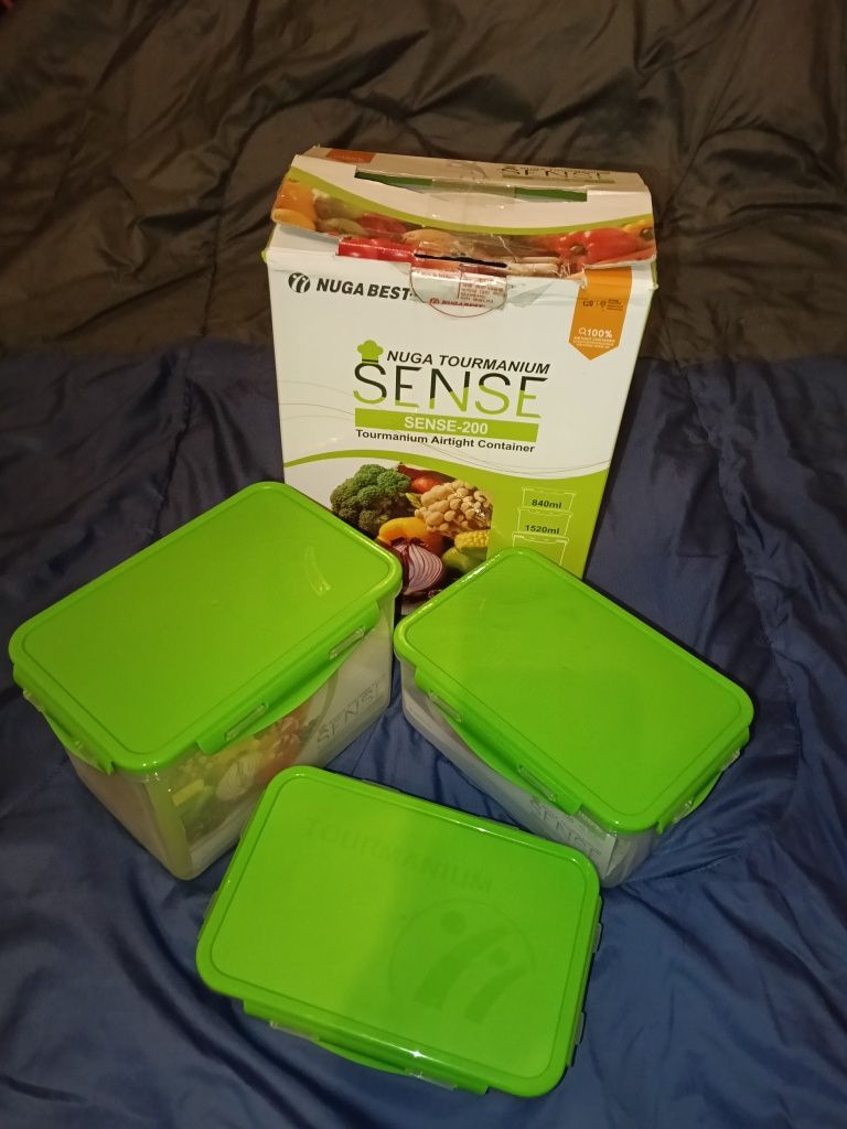 Sprzedam zestaw pojemnikow boxy Sense 200 Nuga Best