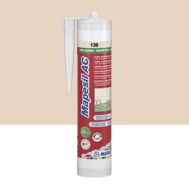 Mapei 130 jaśmin fuga ULTRACOLOR PLUS 2kg + silikon MAPESIL AC