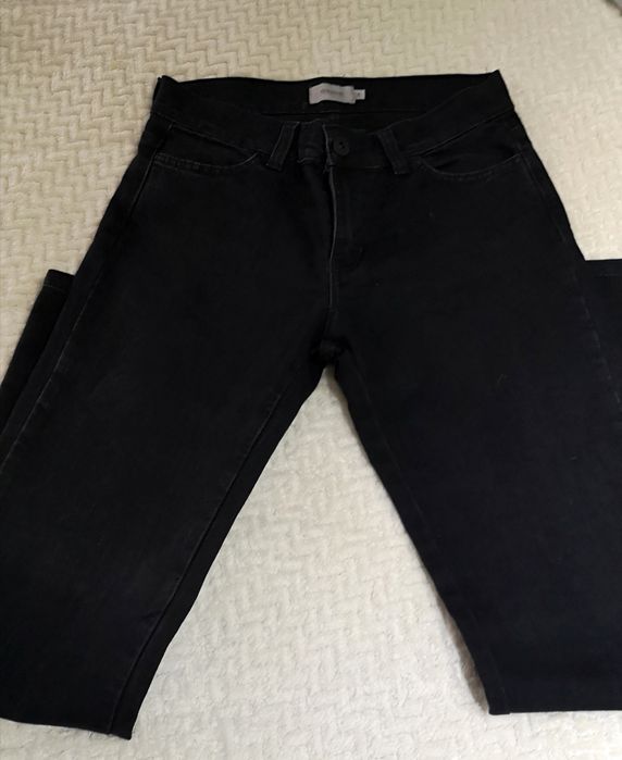 Calças de ganga preta tam 36