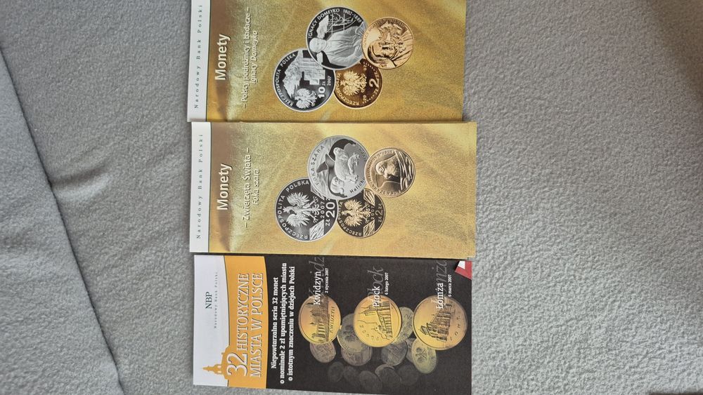 Foldery emisyjne NBP do monet z lat  1996 do 2017