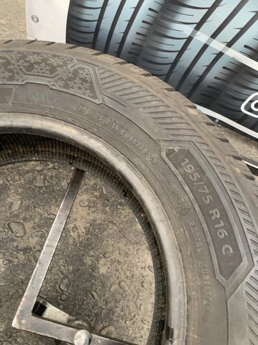 Шини 195/75 R16C пара Barum 6,6мм, зима, 2022р