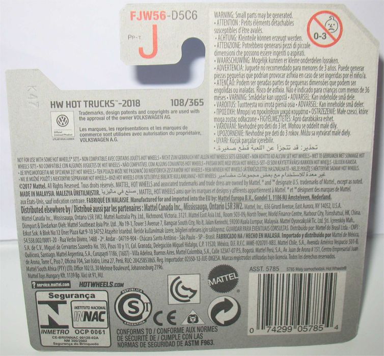 Hot Wheels - Volkswagen Kombi T2 Pickup (2018)