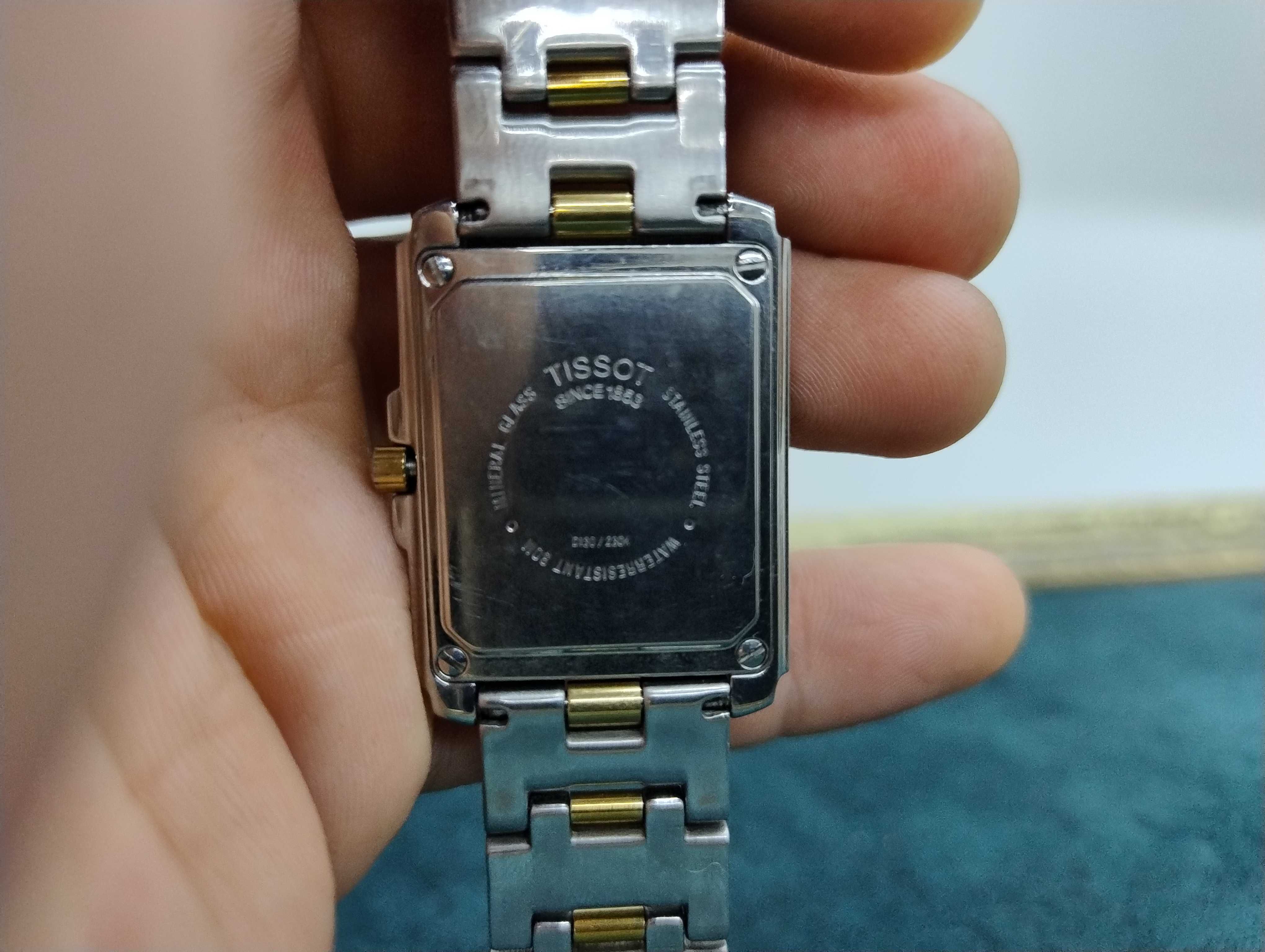 Przepiękny Zegarek Tissot dual time Oryginalny stal Bransoleta Swiss !