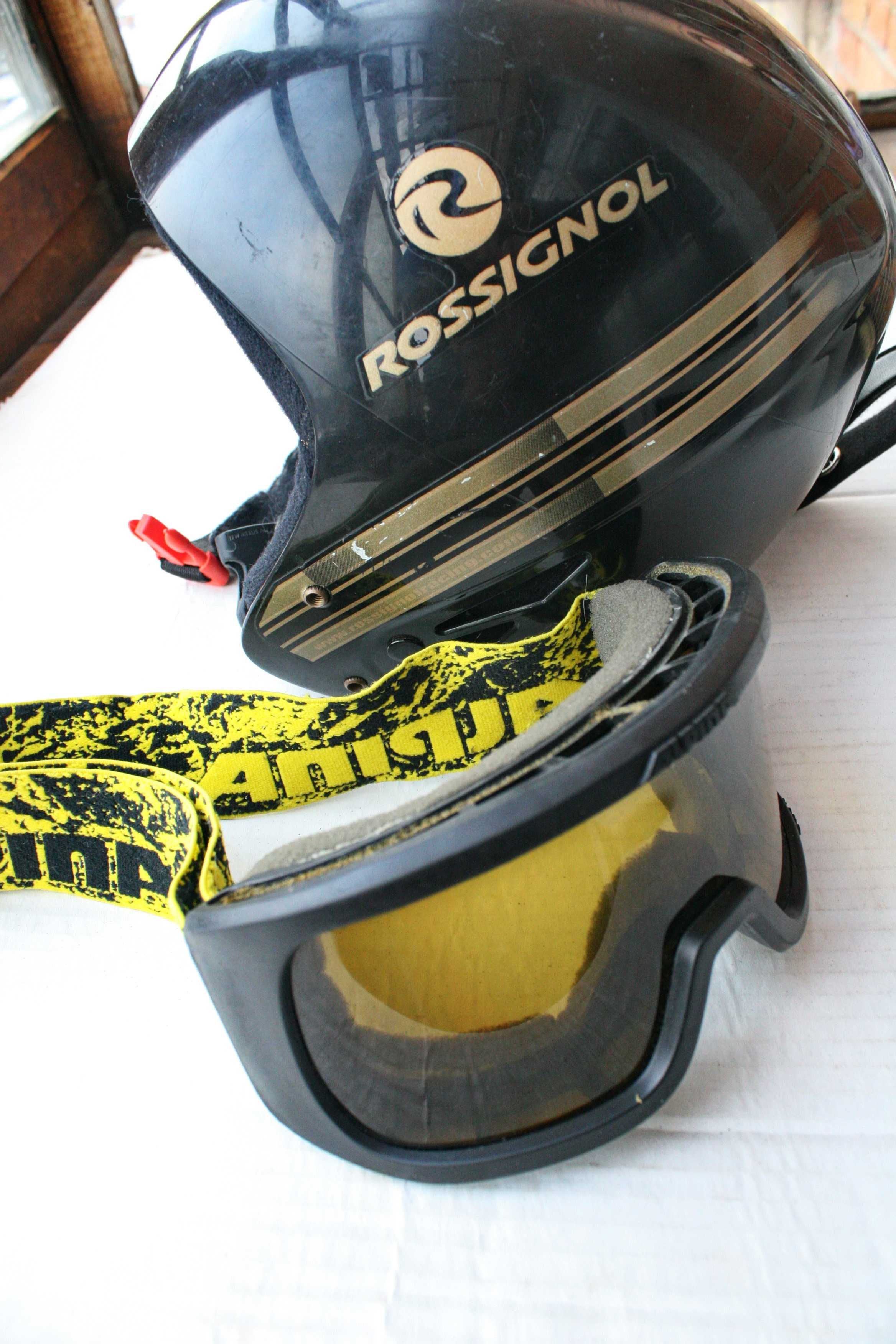 Шолом Rossignol (56см)+маска Alpina, наплічник Rossignol