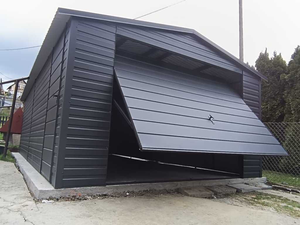 Garaż Blaszany Drewnopodobny 4x6 4x5 4x7 4x8 4x4