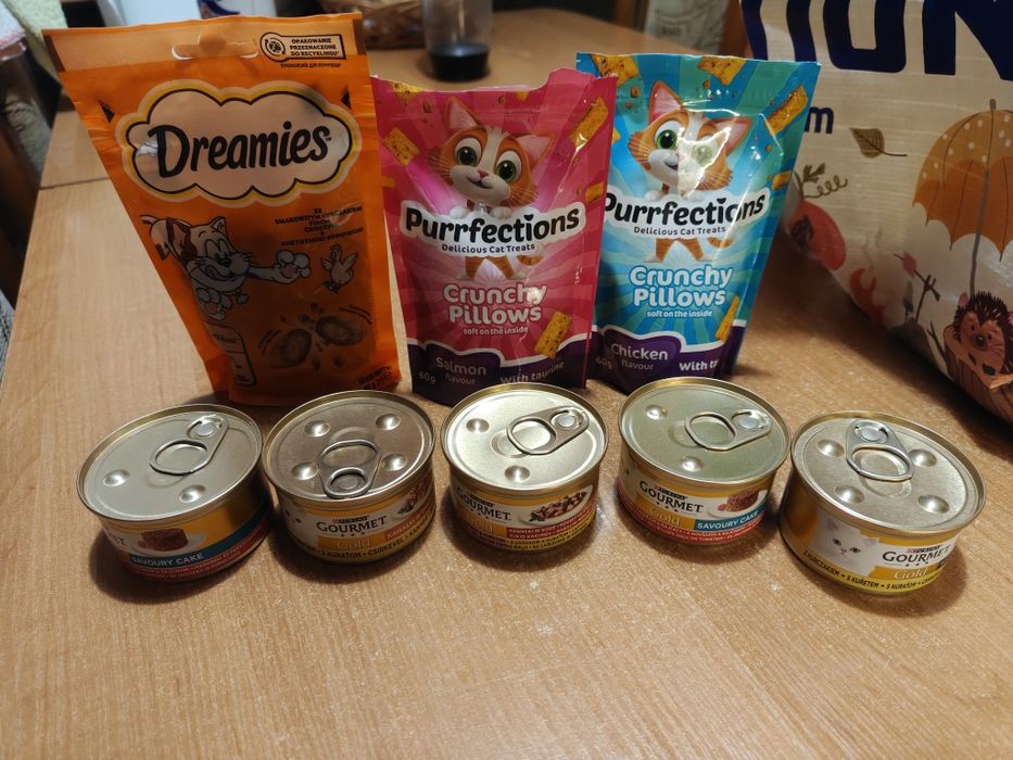 Zestaw karmy dla kota