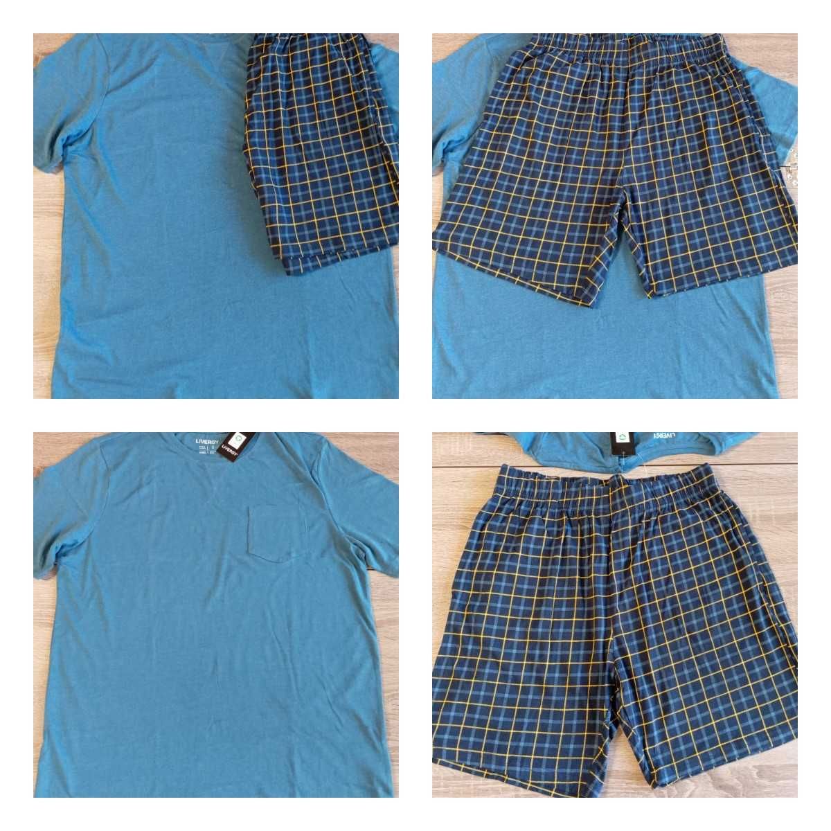Мужская пижама Livergy р. S, M, L, XL шорты футболка, домашний костюм