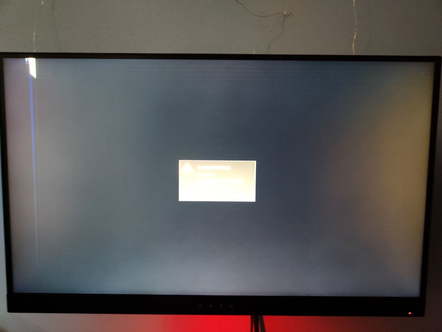 Sprzedam monitor 240Hz z uszkodzoną matrycą!