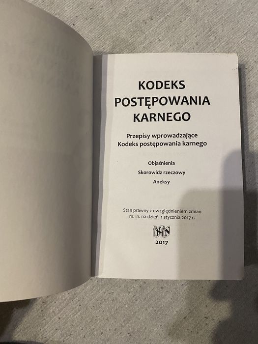 Kodeks postepowani karnego / KPK