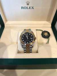 Rolex date just 41 ref. 126303 Nowy złoto /stal/diamenty salon 73000zl