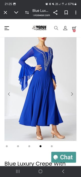 Плаття для бальних танців, на зріст 173 см, розмір L