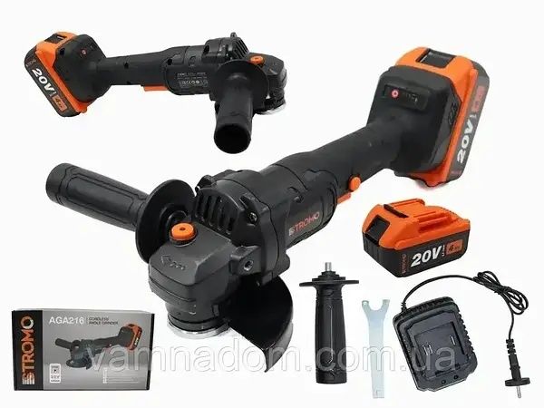 Аккумуляторный набор STROMO 3в1 PA180SET Болгарка+Гайковерт+Шуруповерт