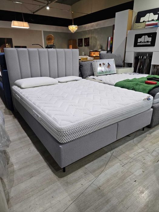 Łóżko SLIM z pojemnikiem NEW ELEGANCE 160x200 tk. Maya20 Wezgłowie C20