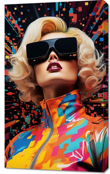 Obraz 60x100cm Retro Futuryzm