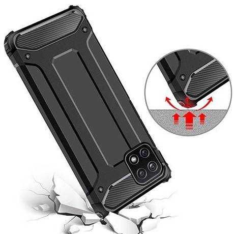 Case Etui Pancerne Armor do Samsung Galaxy A22 5G + Szkło Hartowane