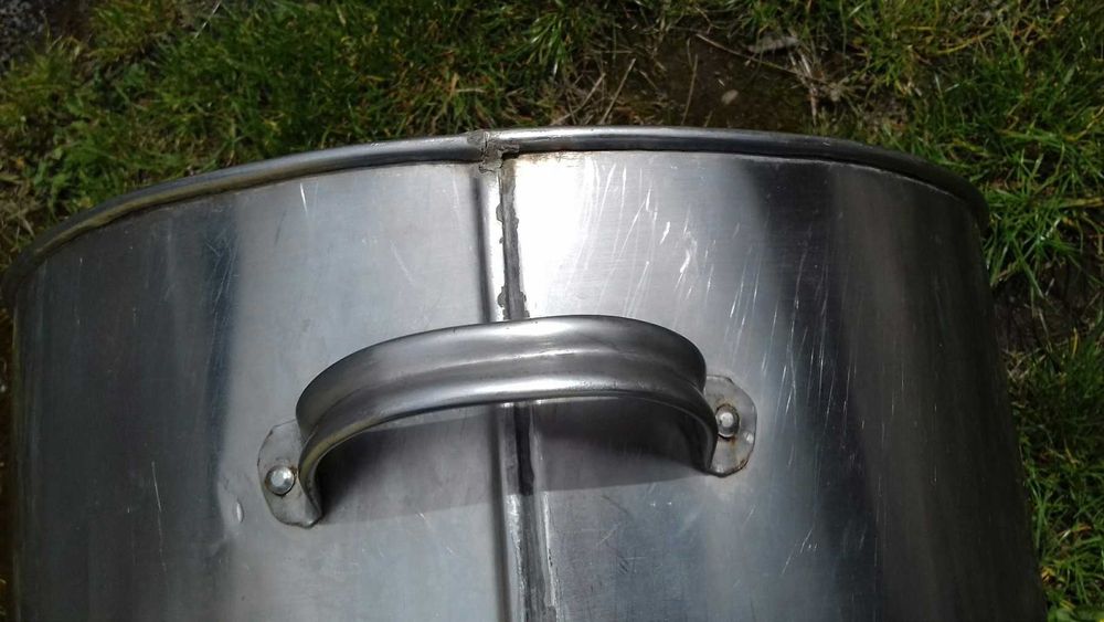 Баняк з нержавійки 57л