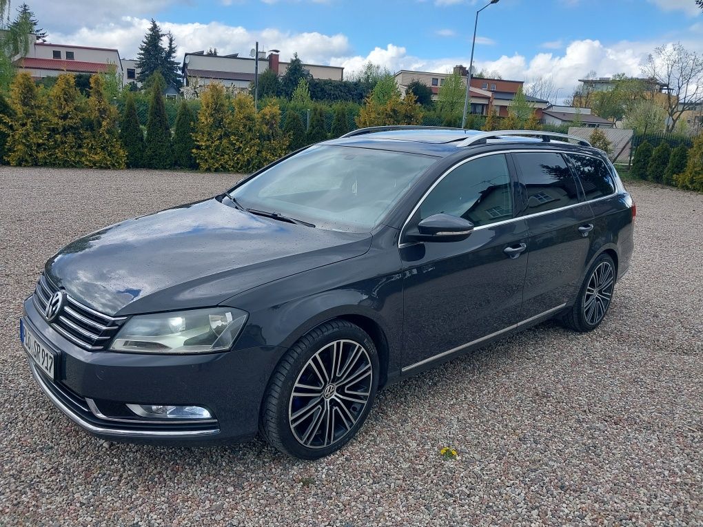 VW Passat Exclusive 4 Motion 2.0 TDI 170 Highline Bezwypadek Masaż  Ha