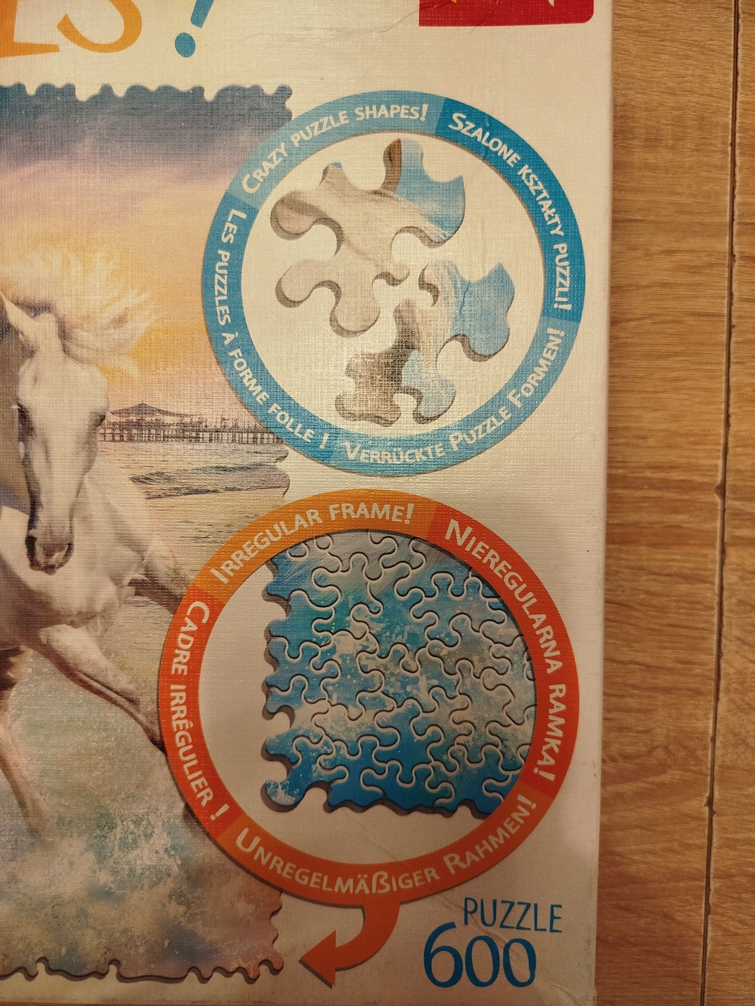 Puzzle konie 600 elementów