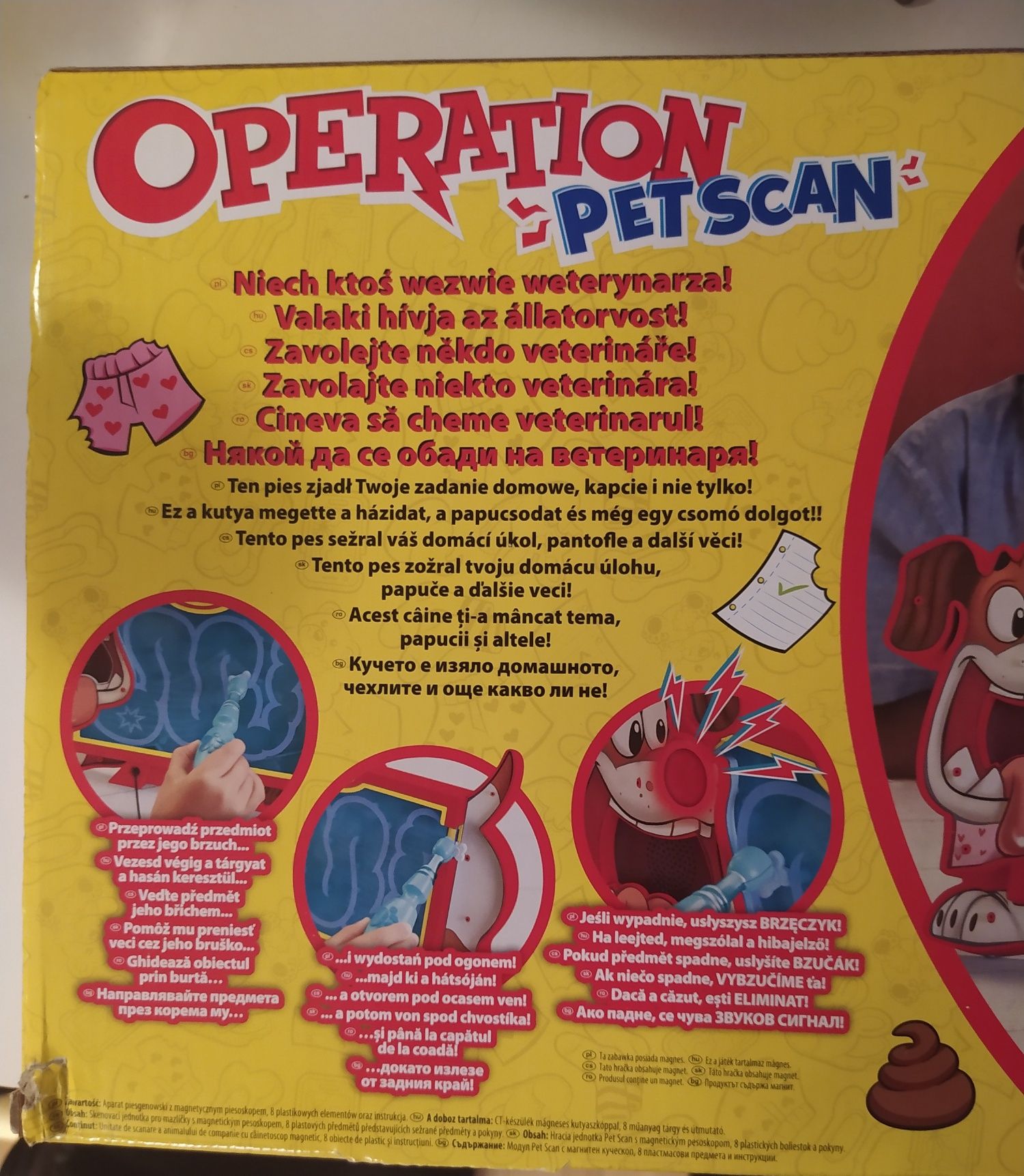 NOWA Gra zręcznościowa operacja Operation pet scan pupila