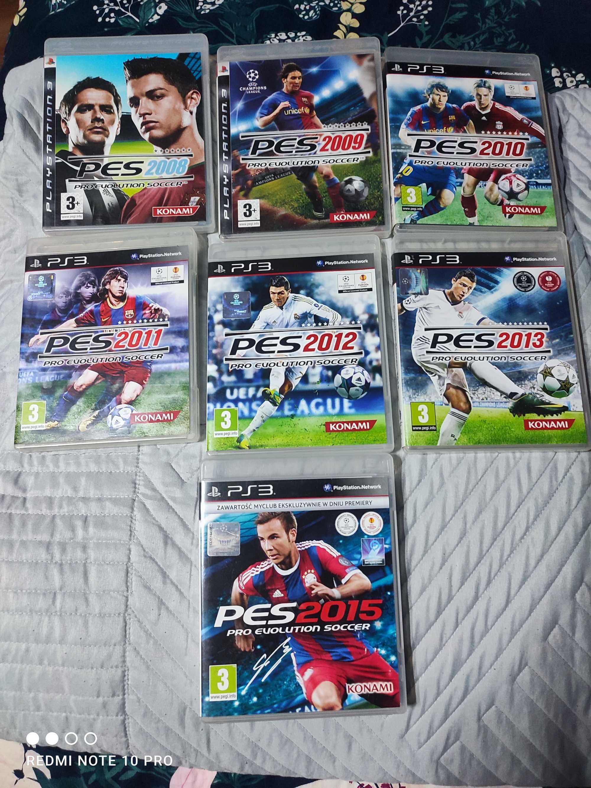 Pro Evolution Soccer kolekcja 7 gier Sony PS3