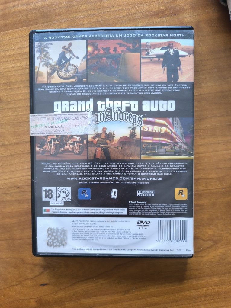 Grande Theft Auto San Andreas GTA