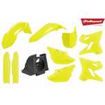 kit plasticos polisport amarelo fluor yamaha yz 125 / 250