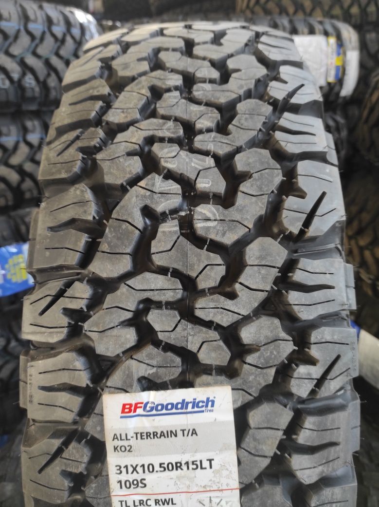 31x10.50R15 BFGoodrich All Terrain T/A KO2 4X4