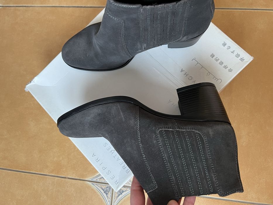 Черевики жіночі Geox натуральна шкіра замша