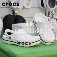 Розпродаж крокс Crocs Bayaband White білі жіночі чоловічі літнє взуття