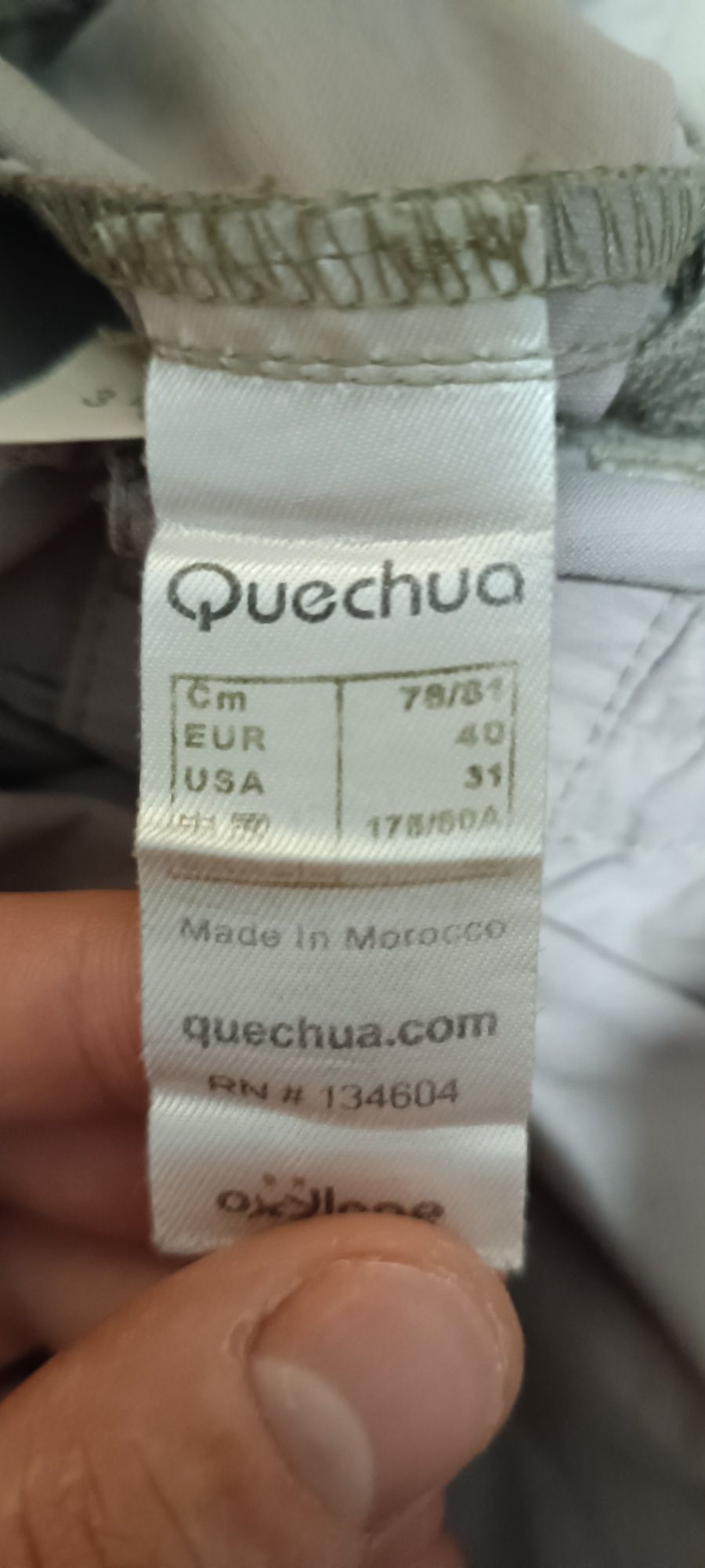 Spodnie trekkingowe Quechua