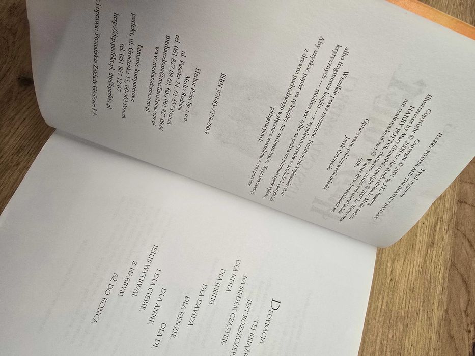 Harry Potter I Insygnia śmierci pierwsze wydanie stare miękka oprawa