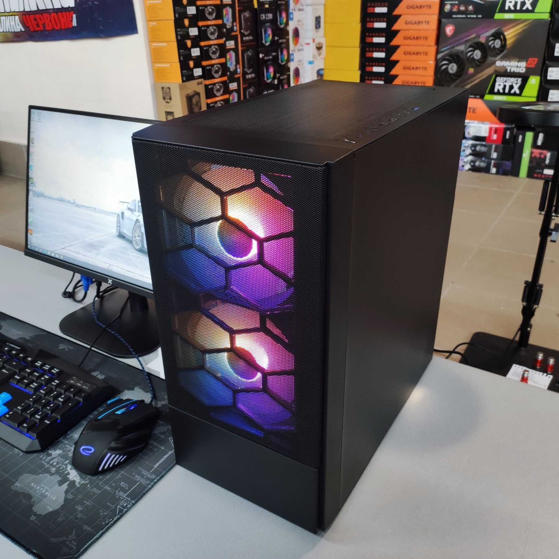 Компютер Новий Ryzen 5 5500, 16GB DDR4, RTX 5060 GDDR7, SSD 512GB NVMe