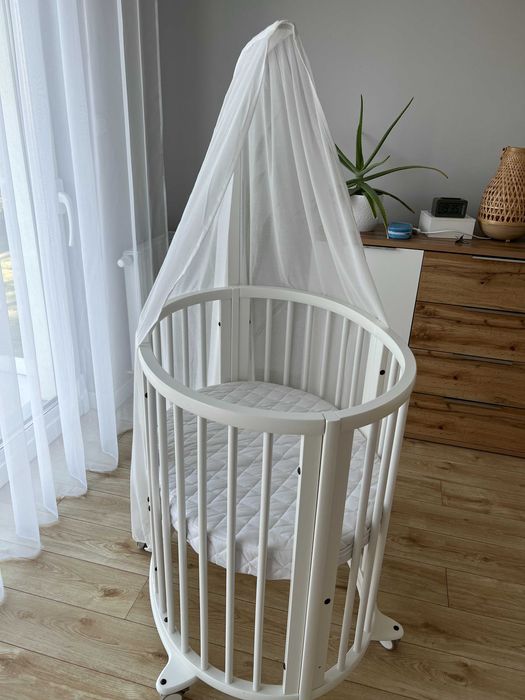 Łóżeczko Stokke Sleepi mini z baldachimem