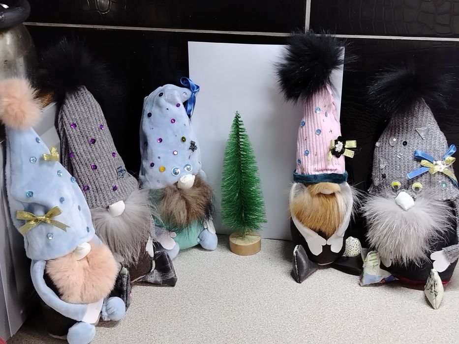 Скандинавський гном, новорічний подарунок різдвяна прикраса