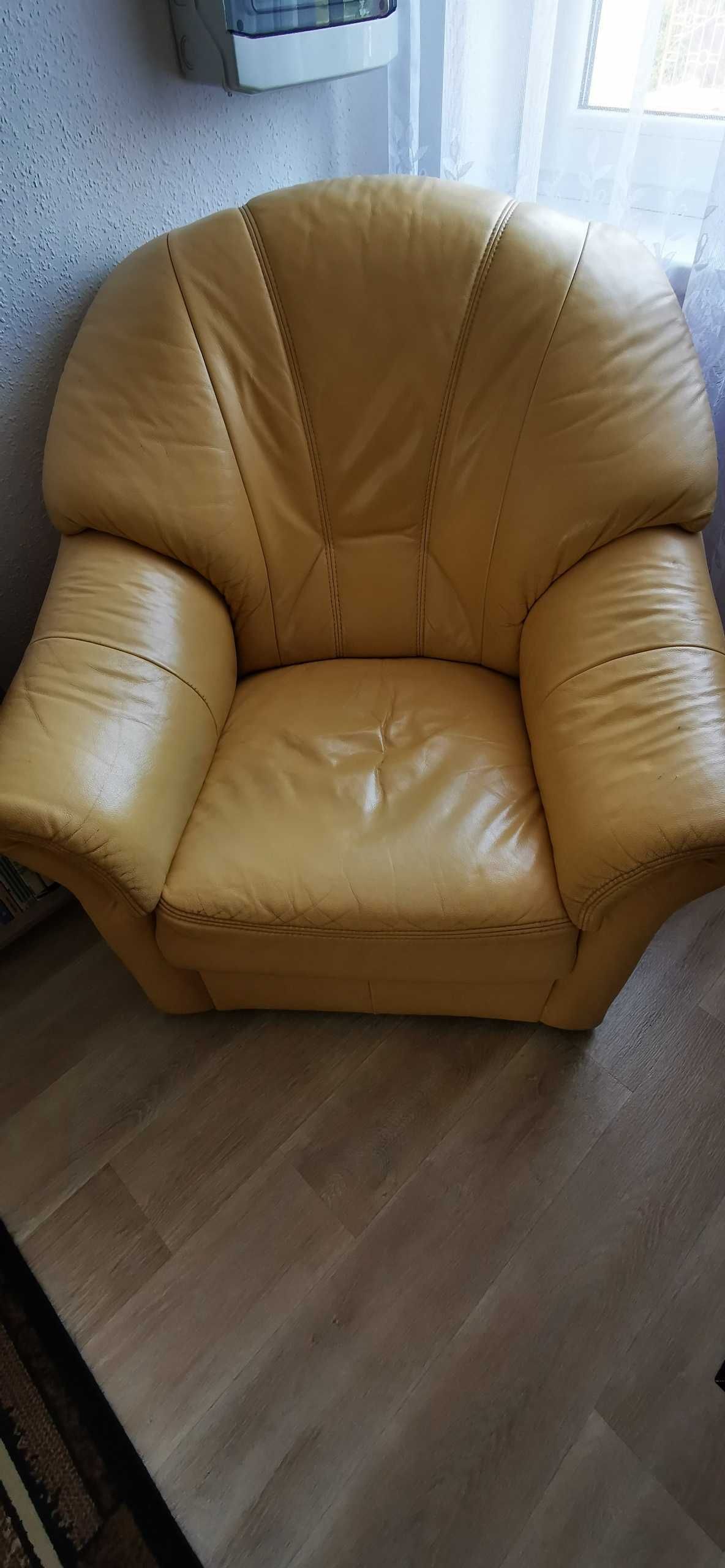 Sofa, fotele skóra