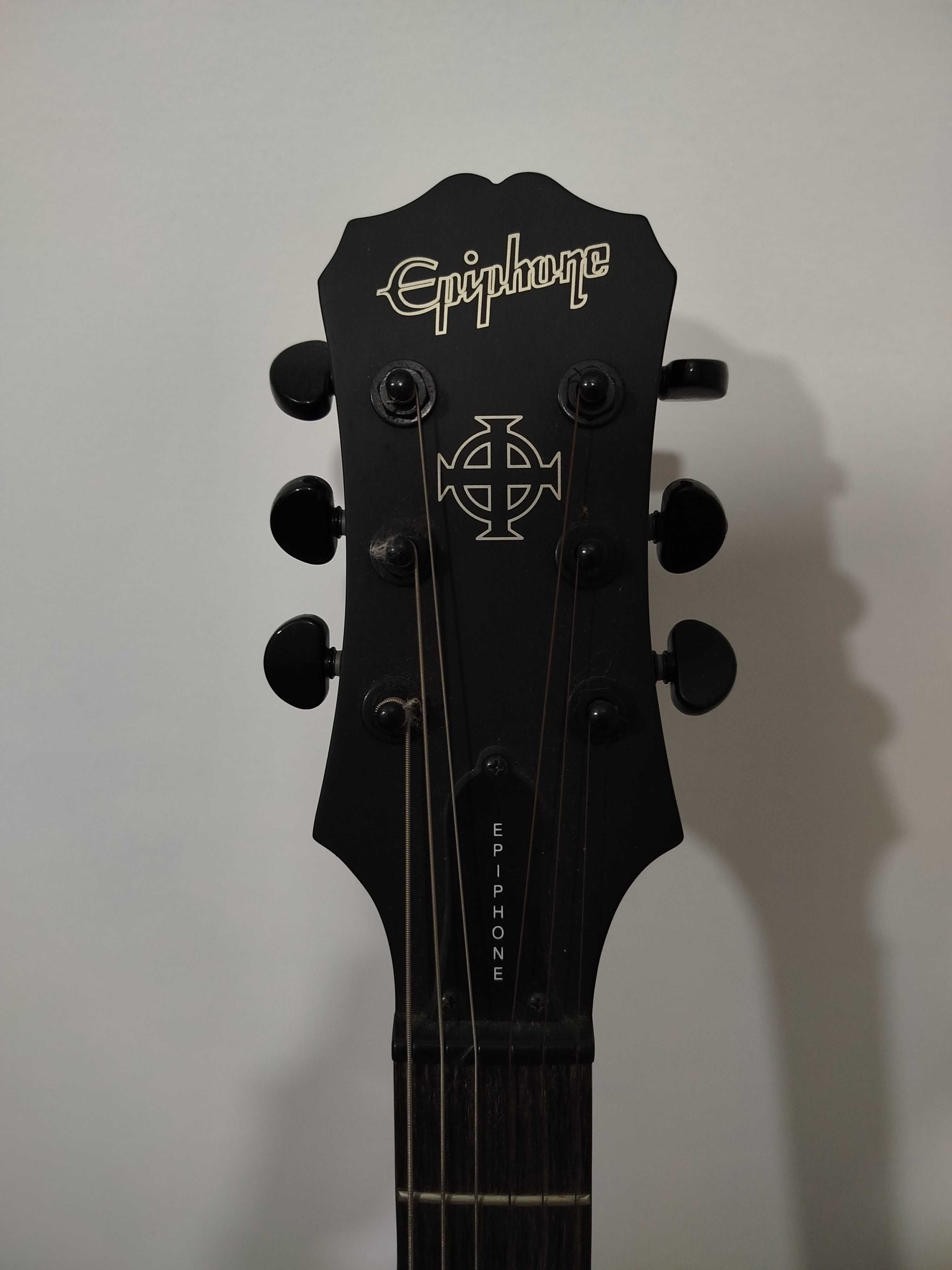 Guitarra epiphone les Paul gothic black