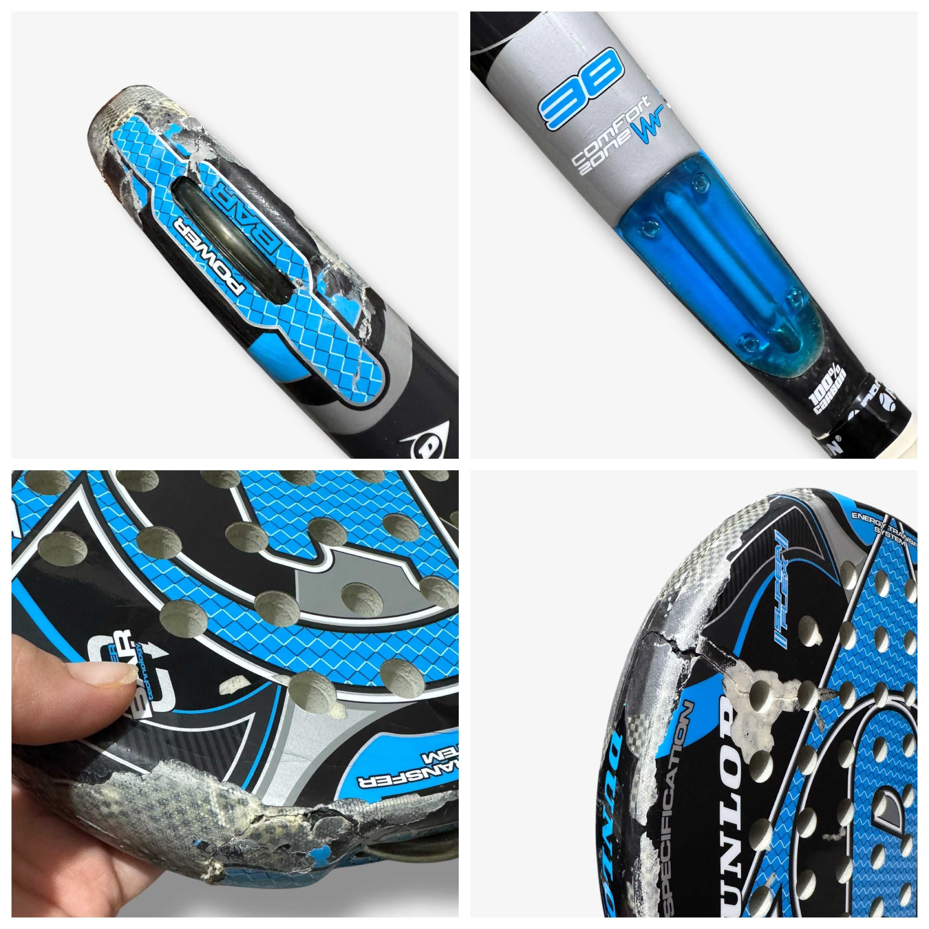Raquete Padel Dunlop Revelation 38 Storm