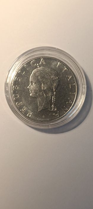 100 lirów 1979 FAO – włoska moneta z krową, wosk, kapsel i styl!