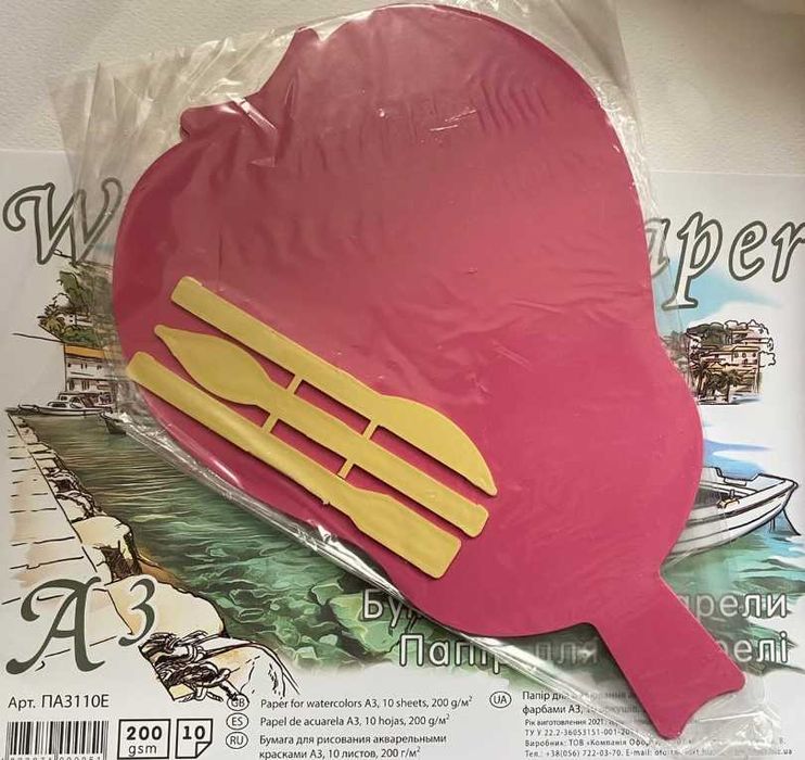 Доска для пластилина А4 А5 фигурная