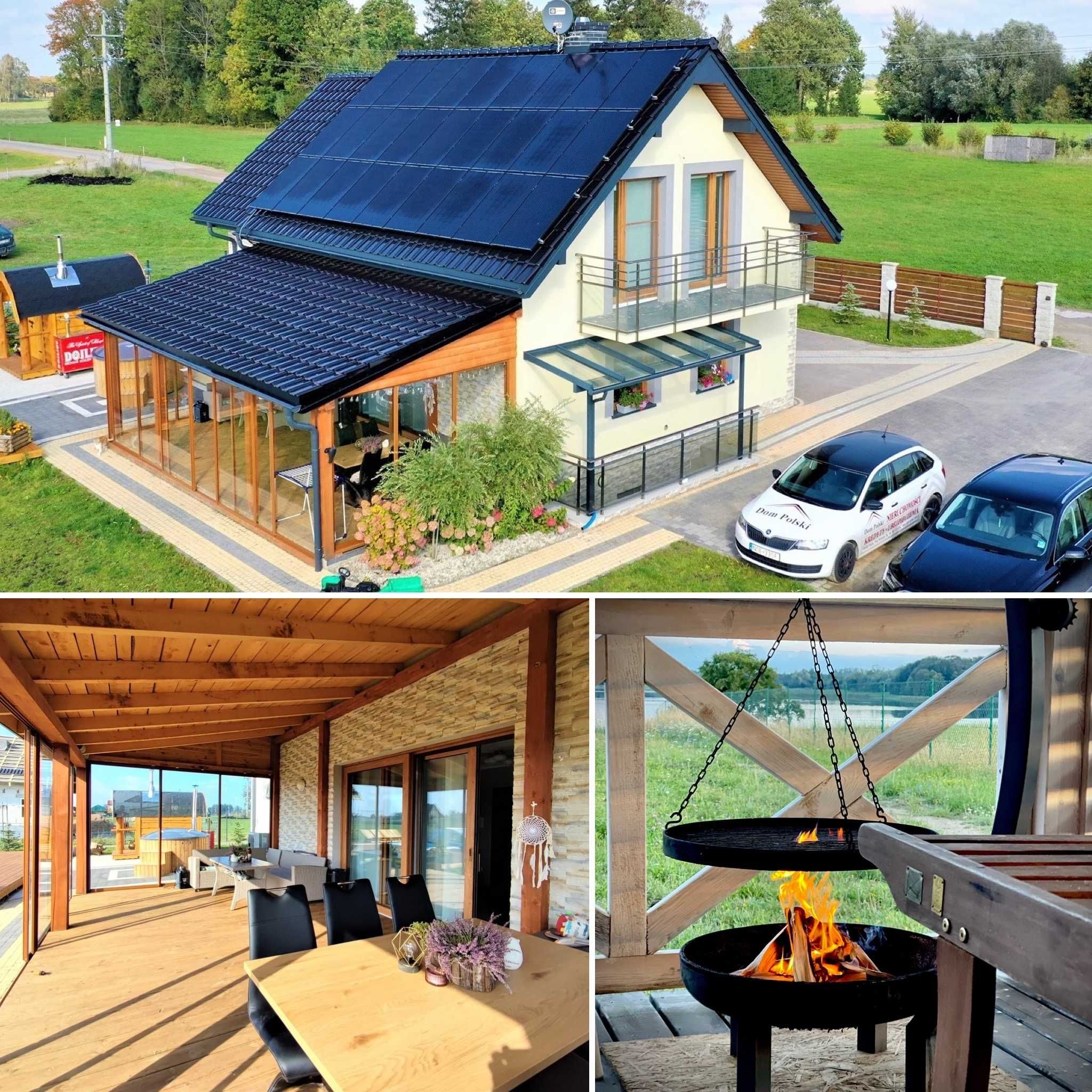 Willa&Spa na Mazurach |  basen, jacuzzi, sauna. 10–12 os. wynajem Dom
